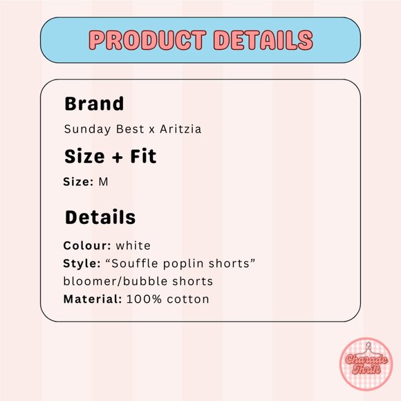 Sunday Best x Aritzia "Souffle Short" - Picture 6 of 6